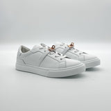 Hermès Day Sneaker | White & Rose Gold - Found Fashion