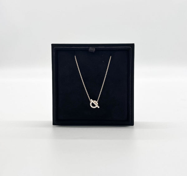 Hermès Finesse Necklace | White Gold - Found Fashion