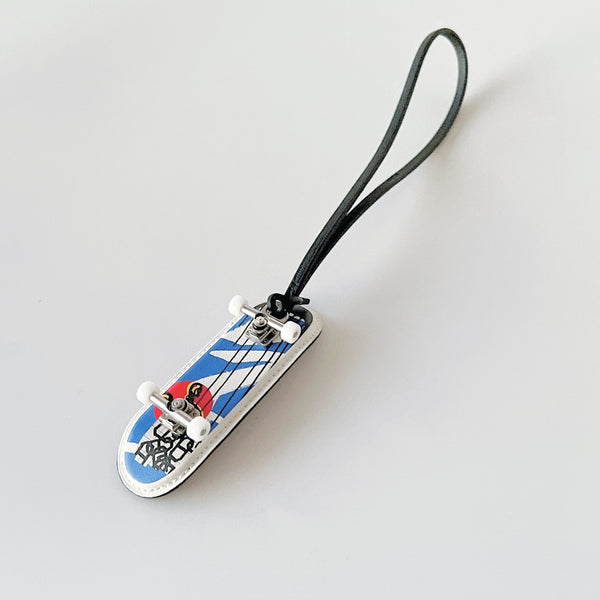 Hermes Finger Skate Bag Charm In Noir / Multicolore / Noir, Black - Found Fashion