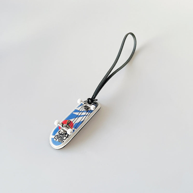 Hermes Finger Skate Bag Charm In Noir / Multicolore / Noir, Black - Found Fashion