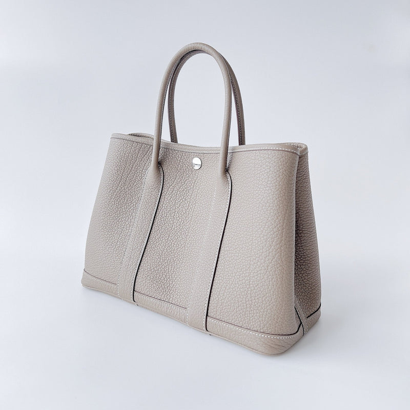 Hermès Garden Party 30 | Etoupe - Found Fashion