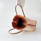 Hermes Garden Party 30 In Ecru Canvas and Abricot Negonda Leather - Found Fashion