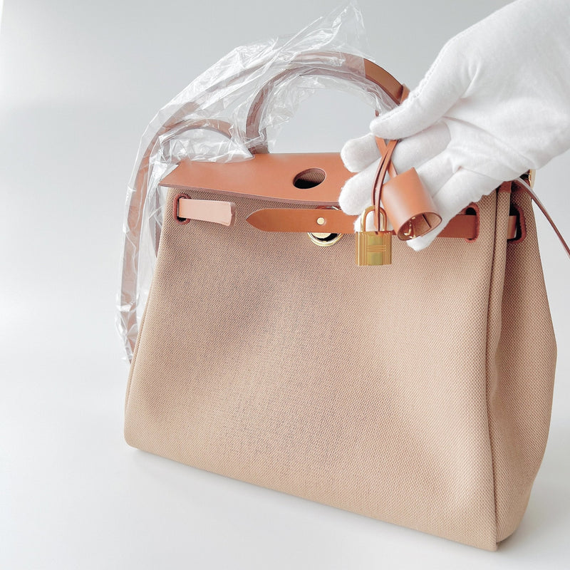 Hermès Herbag Zip 31 In Chai And Fauve - Found Fashion