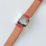 Hermes Heure H Watch With Diamonds, Fuchsia Alligator Strap, 21mm - Found Fashion