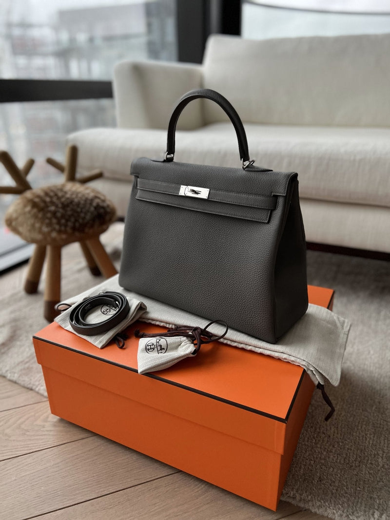 Hermès Kelly 35 | Etain