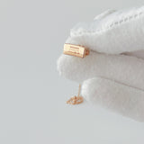 Hermes Kelly Amulette Pendant Necklace In Rose Gold, Small - Found Fashion