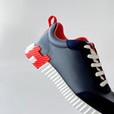 Hermes Men's Bouncing Sneaker In Marine Blue, Size 45 - Found Fashion