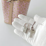 Hermes Micro Lucky Daisy Picotin 14 Swift Chai / Rose / Blanc - Found Fashion