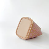 Hermes Micro Lucky Daisy Picotin 14 Swift Chai / Rose / Blanc - Found Fashion