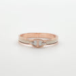 Hermès Mini Clic Chaine D'Ancre Bracelet, PM, Craie, Rose Gold Plated