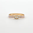 Hermès Mini Clic Chaine D'Ancre Bracelet, PM, Mauve Pale, Rose Gold Hardware