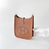 Hermes Mini Evelyne 16 In Gold With Gold Hardware - Found Fashion