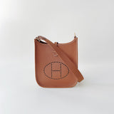Hermes Mini Evelyne 16 In Gold With Gold Hardware - Found Fashion