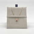 Hermès Mini Pop H Necklace, Rose Dragee, Gold Hardware