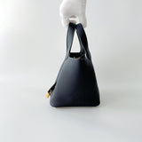 Hermes Picotin Lock Bag 18 In Caban Clemence Leather And Gold Hardware - Found Fashion