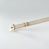 Hermès Pop H 15 Belt | Nata | Cream - Found Fashion