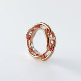 Hermes Regate Scarf Ring, Rose Gold - Found Fashion