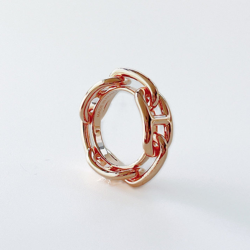 Hermes Regate Scarf Ring, Rose Gold - Found Fashion