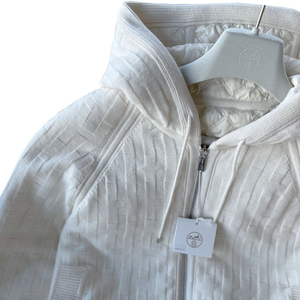 Hermès Reversible Zip Cardigan Hoodie - Found Fashion