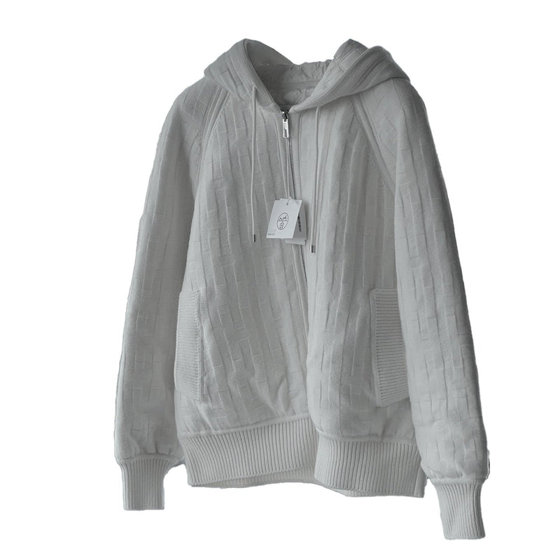 Hermès Reversible Zip Cardigan Hoodie - Found Fashion