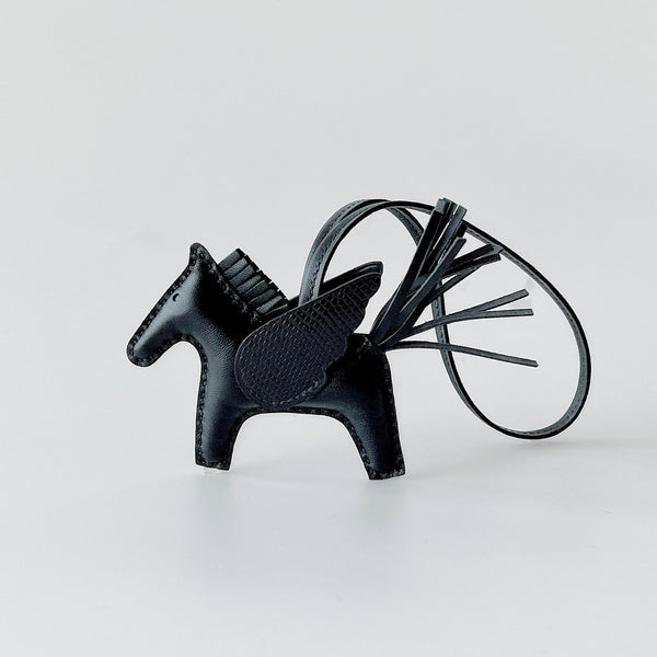 Hermes Rodeo Pegase PM In Black With Touch Lizard Skin - Found Fashion