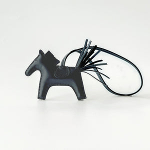 Hermès Rodeo PM Bag Charm, Noir