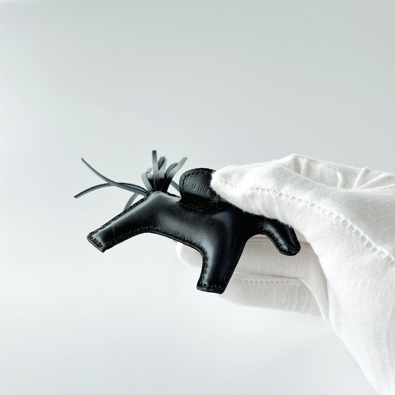 Hermes Rodeo PM Bag Charm In Black - Found Fashion