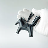 Hermes Rodeo PM Bag Charm In Black - Found Fashion