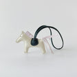 Hermès Rodeo PM Bag Charm, Craie, Mauve Pale & Vert Cypress