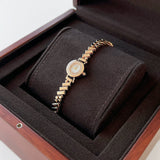 Hermes Women's Faubourg Polka Watch In Rose Gold And Diamonds, Mini Model, 15.5mm - Found Fashion