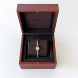 Hermes Women's Faubourg Polka Watch In Rose Gold And Diamonds, Mini Model, 15.5mm - Found Fashion