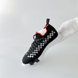 Hermes Women's Flex Sneakers In Black And White, Size 38 - Found Fashion