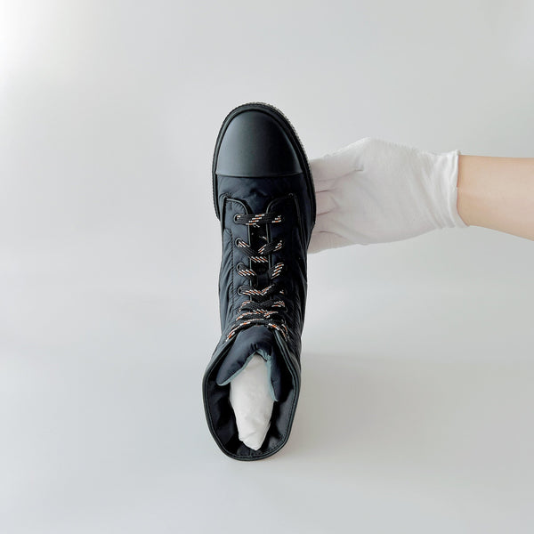 Hermes Women's Fresh Ankle Boot In Black, Size 37 - Found Fashion