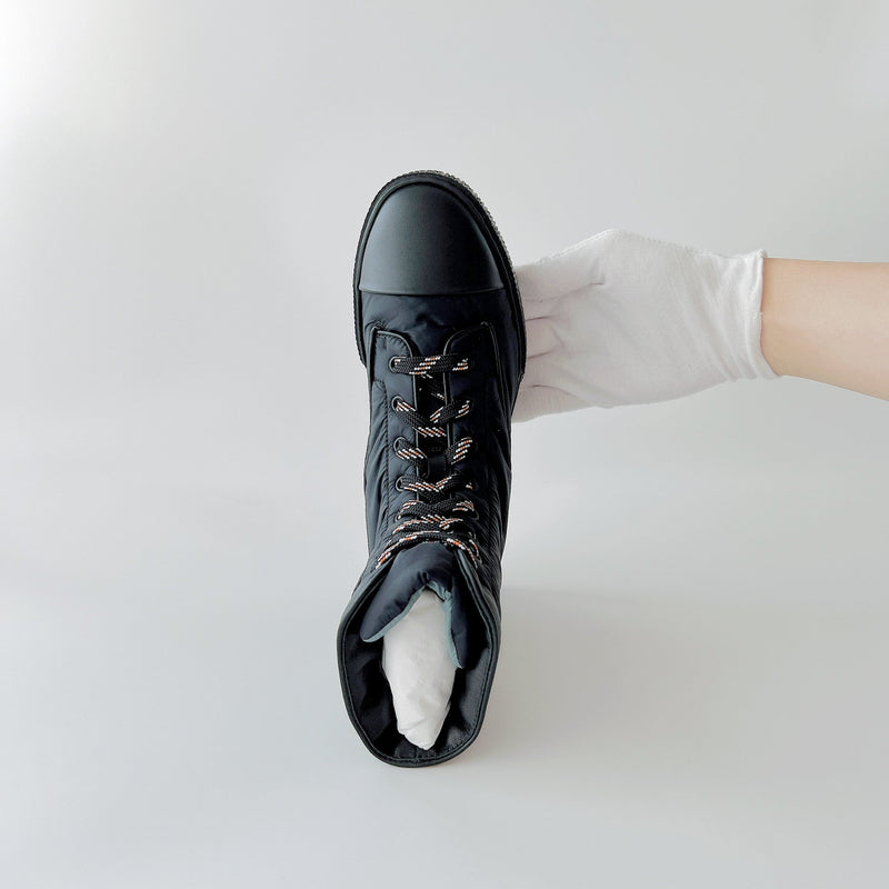 Hermes Women's Fresh Ankle Boot In Black, Size 37 - Found Fashion