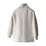 Hermes Womens Knitted Coat In White, Size 34 - Found Fashion