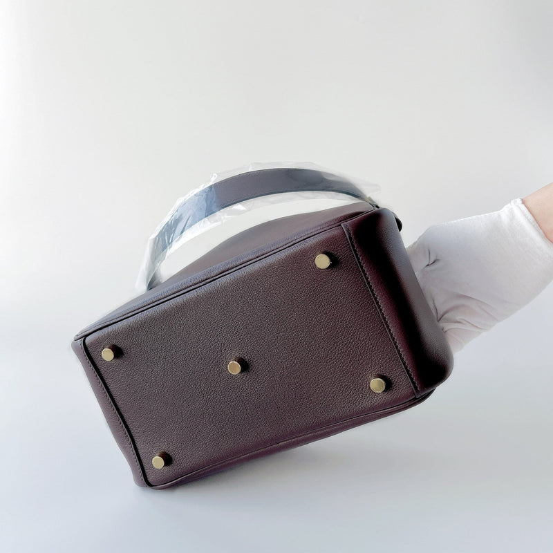 Hermes Lindy 26 In Rouge Sellier With Gold Hardware