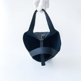 Hermes Picotin Lock Bag 18 In Bleu de Prusse (Blue) Clemence Leather And Palladium Hardware