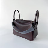 Hermes Lindy 26 In Rouge Sellier With Gold Hardware