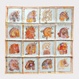 Hermès Chevaloscope Scarf 90, In Blanc, Orange & Mauve