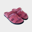 Hermès Women's Chypre Sandal, 41, Rose Aphrodite