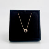 Hermès Finesse Necklace | Rose Gold With Diamonds