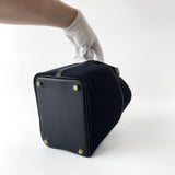 Hermes Cargo Picotin Lock Bag 18 In Black Cargo With Gold Hardware
