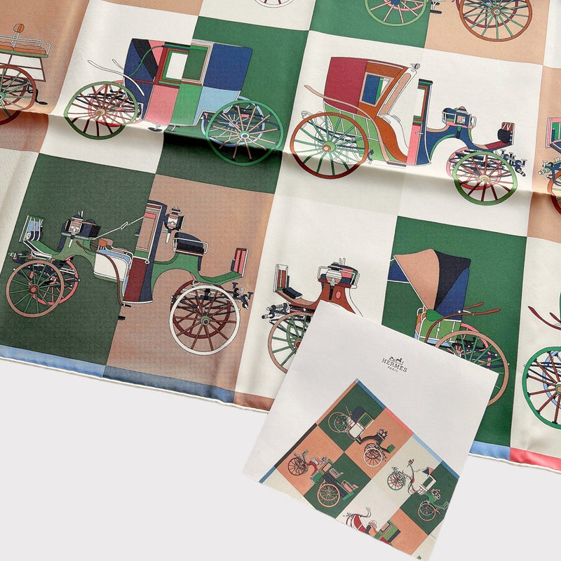 Hermes Voitures Exquises Scarf 90, The Queens Platinum Jubilee Scarf | Limited Edition