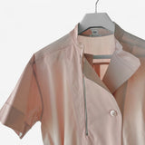 Hermès Drawstring Shirt , Rose Palomino, Size 36
