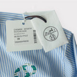 Hermès Men's 'Sportif Patch' Shirt, Spring / Summer 23, Size 39 EU