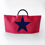 Hermes Star Jersey Bag Cover, Petit H, Pink and Blue