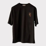 Hermes Mini Patch Cuir T-Shirt In Black, Size M