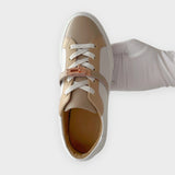 Hermes Women's Day Sneaker In Multicolore Blanc, Rose Gold, EU Size 39