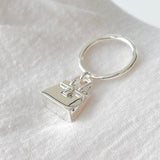 Hermes Amulettes Kelly Ring In Silver, Size 52 - Found Fashion