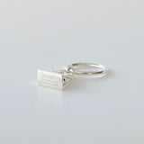 Hermes Amulettes Kelly Ring In Silver, Size 52 - Found Fashion